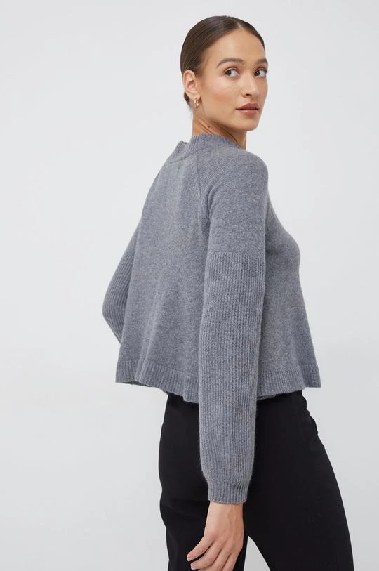 Γυναικεία Χωρίς φερμουάρ Πουλόβερ με μείγμα κασμίρ Sisley χρώμα: γκρι, 3 Γυναικεία Χωρίς φερμουάρ Πουλόβερ με μείγμα κασμίρ Sisley χρώμα: γκρι, - Image 3