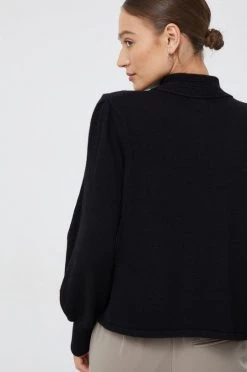 Γυναικεία Με φερμουάρ Ζακέτα με μείγμα κασμίρ Sisley μαύρο -Εξοδος Sisley Κατάστημα unnamed file 1813