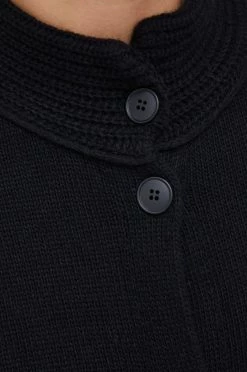 Γυναικεία Με φερμουάρ Ζακέτα με μείγμα κασμίρ Sisley μαύρο -Εξοδος Sisley Κατάστημα unnamed file 1815