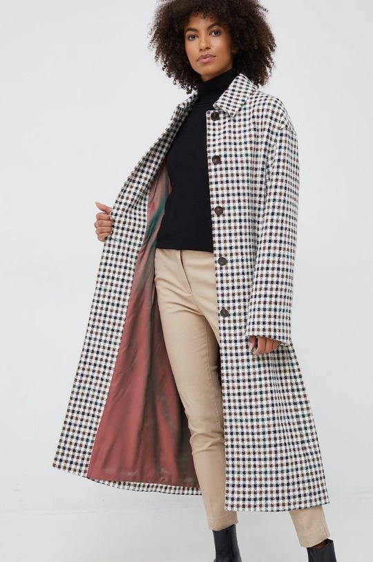 Γυναικεία Παλτά Παλτό από μείγμα μαλλιού Sisley πολύχρωμο 6 Γυναικεία Παλτά Παλτό από μείγμα μαλλιού Sisley πολύχρωμο - Image 6