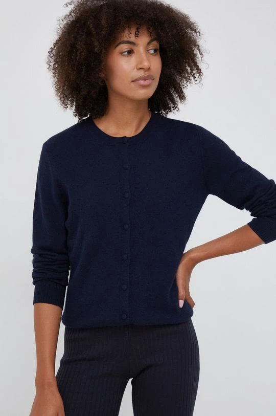 Γυναικεία Με φερμουάρ Ζακέτα με μείγμα κασμίρ Sisley ναυτικό μπλε 1 Γυναικεία Με φερμουάρ Ζακέτα με μείγμα κασμίρ Sisley ναυτικό μπλε
