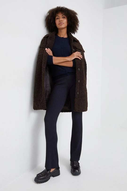 Γυναικεία Με φερμουάρ Ζακέτα με μείγμα κασμίρ Sisley ναυτικό μπλε 2 Γυναικεία Με φερμουάρ Ζακέτα με μείγμα κασμίρ Sisley ναυτικό μπλε - Image 2