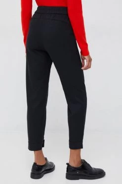 Γυναικεία Υφασμάτινα Παντελόνι Sisley μαύρο, -Εξοδος Sisley Κατάστημα unnamed file 1874