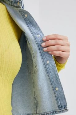 Γυναικεία Πουκάμισα Τζιν πουκάμισο Sisley μπλε -Εξοδος Sisley Κατάστημα unnamed file 1912