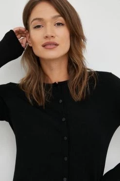 Γυναικεία Με φερμουάρ Πλεκτή ζακέτα Sisley μαύρο