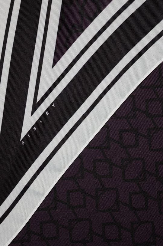 Γυναικεία Φουλάρια Φουλάρι Sisley μοβ 3 Γυναικεία Φουλάρια Φουλάρι Sisley μοβ - Image 3