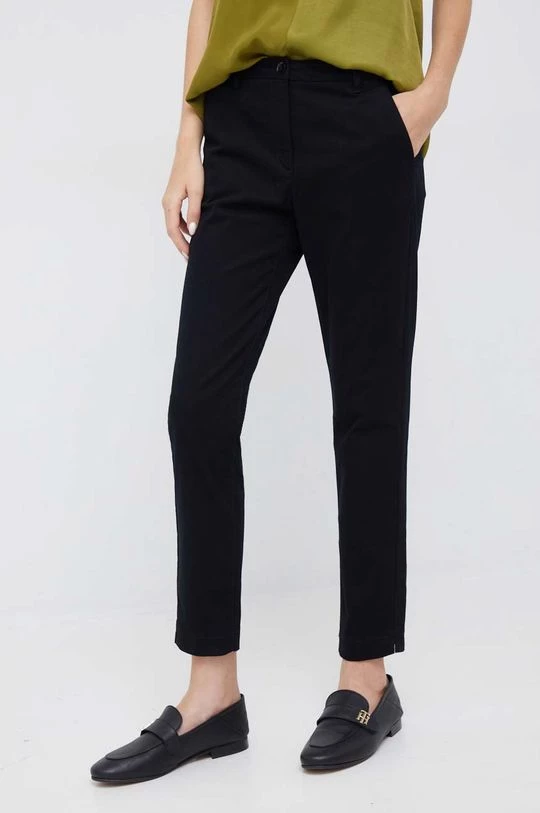 Γυναικεία Υφασμάτινα Παντελόνι Sisley μαύρο, 1 Γυναικεία Υφασμάτινα Παντελόνι Sisley μαύρο,