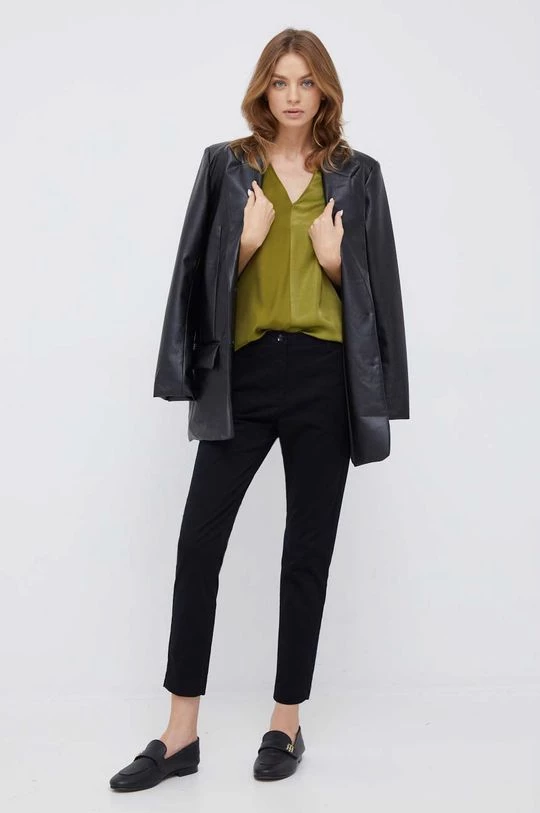 Γυναικεία Υφασμάτινα Παντελόνι Sisley μαύρο, 2 Γυναικεία Υφασμάτινα Παντελόνι Sisley μαύρο, - Image 2