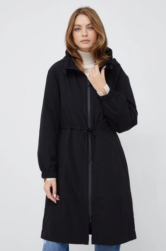 Γυναικεία Μακριά μπουφάν Eπανωφόρι Sisley μαύρο, 1 Γυναικεία Μακριά μπουφάν Eπανωφόρι Sisley μαύρο,