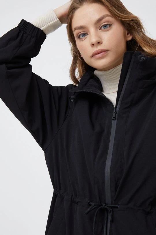 Γυναικεία Μακριά μπουφάν Eπανωφόρι Sisley μαύρο, 4 Γυναικεία Μακριά μπουφάν Eπανωφόρι Sisley μαύρο, - Image 4