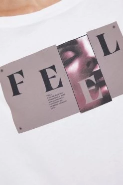 Γυναικεία Κοντομάνικο Βαμβακερό μπλουζάκι Sisley άσπρο -Εξοδος Sisley Κατάστημα unnamed file 1996