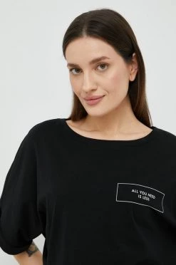 Γυναικεία Κοντομάνικο Βαμβακερό μπλουζάκι Sisley μαύρο -Εξοδος Sisley Κατάστημα unnamed file 2006