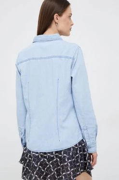 Γυναικεία Πουκάμισα Τζιν πουκάμισο Sisley μπλε -Εξοδος Sisley Κατάστημα unnamed file 2029