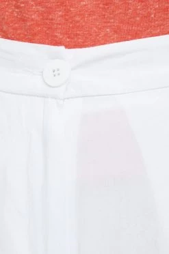 Γυναικεία Υφασμάτινα Βαμβακερό παντελόνι Sisley άσπρο, -Εξοδος Sisley Κατάστημα unnamed file 2039