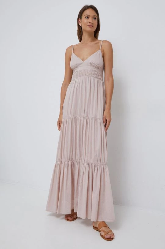 Γυναικεία Φορέματα Βαμβακερό φόρεμα Sisley ροζ, 3 Γυναικεία Φορέματα Βαμβακερό φόρεμα Sisley ροζ, - Image 3