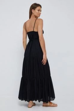 Γυναικεία Φορέματα Βαμβακερό φόρεμα Sisley μαύρο, -Εξοδος Sisley Κατάστημα unnamed file 2060