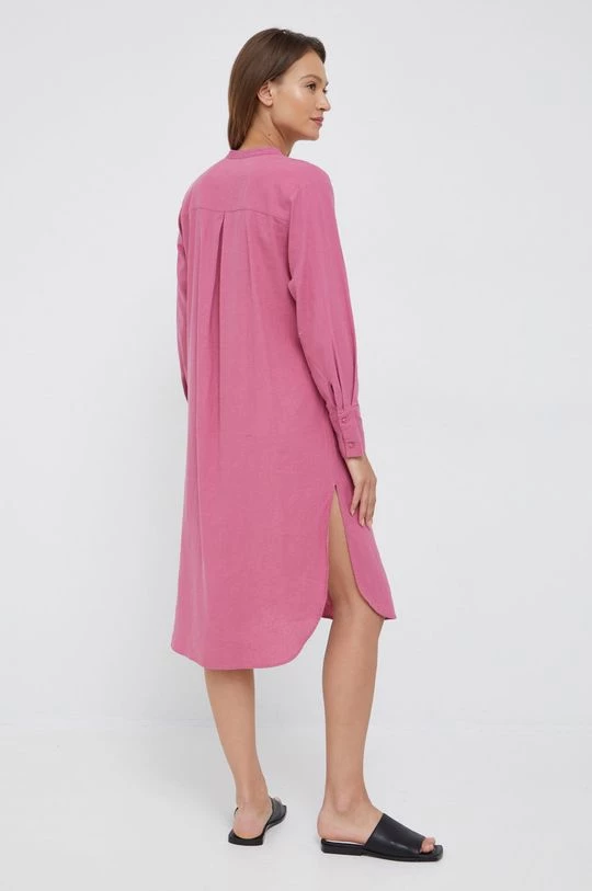 Γυναικεία Φορέματα Λινό φόρεμα Sisley ροζ, 3 Γυναικεία Φορέματα Λινό φόρεμα Sisley ροζ, - Image 3