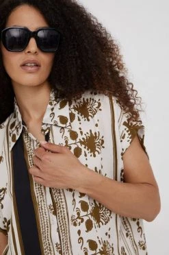 Γυναικεία Πουκάμισα Πουκάμισο Sisley πράσινο, -Εξοδος Sisley Κατάστημα unnamed file 2086