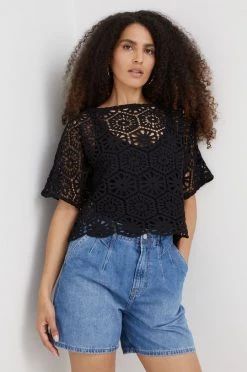 Γυναικεία Μπλούζες Μπλουζάκι Sisley μαύρο -Εξοδος Sisley Κατάστημα unnamed file 2092