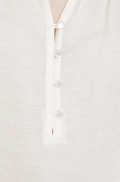 Γυναικεία Μπλούζες Μπλούζα με μείγμα από λινό Sisley χρώμα: μπεζ -Εξοδος Sisley Κατάστημα unnamed file 2161