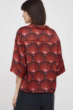 Γυναικεία Πουκάμισα Πουκάμισο Sisley κόκκινο, -Εξοδος Sisley Κατάστημα unnamed file 2169