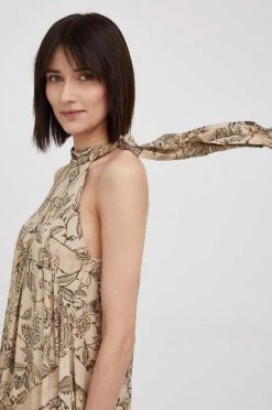 Γυναικεία Φορέματα Φόρεμα Sisley μπεζ, -Εξοδος Sisley Κατάστημα unnamed file 2175