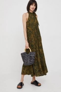 Γυναικεία Φορέματα Φόρεμα Sisley πράσινο,