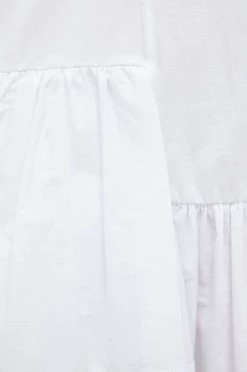 Γυναικεία Φορέματα Βαμβακερό φόρεμα Sisley άσπρο, -Εξοδος Sisley Κατάστημα unnamed file 2208