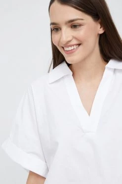 Γυναικεία Μπλούζες Βαμβακερή μπλούζα Sisley χρώμα: άσπρο 9 Γυναικεία Μπλούζες Βαμβακερή μπλούζα Sisley χρώμα: άσπρο -Εξοδος Sisley Κατάστημα unnamed file 2212