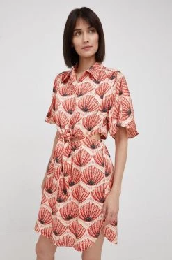 Γυναικεία Φορέματα Φόρεμα Sisley κόκκινο,