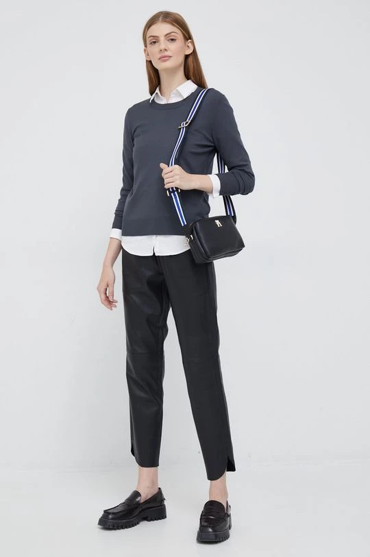 Γυναικεία Χωρίς φερμουάρ Πουλόβερ Sisley γκρι, 2 Γυναικεία Χωρίς φερμουάρ Πουλόβερ Sisley γκρι, - Image 2