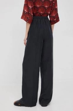 Γυναικεία Υφασμάτινα Παντελόνι Sisley μαύρο, -Εξοδος Sisley Κατάστημα unnamed file 2242