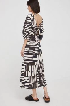 Γυναικεία Φορέματα Βαμβακερό φόρεμα Sisley μαύρο, -Εξοδος Sisley Κατάστημα unnamed file 2251