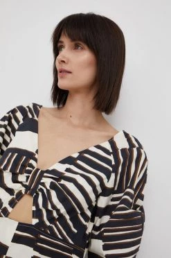 Γυναικεία Φορέματα Βαμβακερό φόρεμα Sisley μαύρο, -Εξοδος Sisley Κατάστημα unnamed file 2252