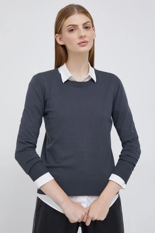 Γυναικεία Χωρίς φερμουάρ Πουλόβερ Sisley γκρι, 4 Γυναικεία Χωρίς φερμουάρ Πουλόβερ Sisley γκρι, - Image 4