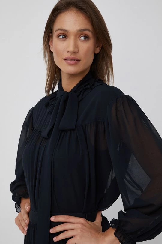 Γυναικεία Μπλούζες Μπλουζάκι Sisley χρώμα: μαύρο 4 Γυναικεία Μπλούζες Μπλουζάκι Sisley χρώμα: μαύρο - Image 4