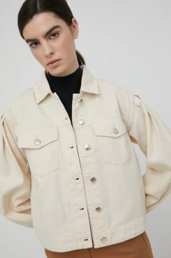 Γυναικεία Κοντά μπουφάν Μπουφάν Sisley χρώμα: μπεζ,