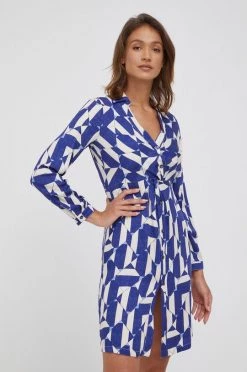 Γυναικεία Φορέματα Φόρεμα Sisley μοβ,