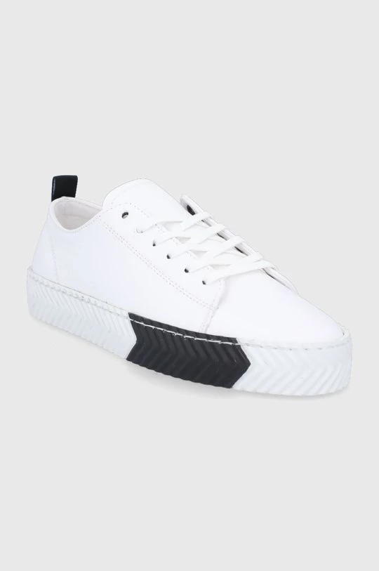 Γυναικεία Sneakers Δερμάτινα παπούτσια Sisley άσπρο 2 Γυναικεία Sneakers Δερμάτινα παπούτσια Sisley άσπρο - Image 2