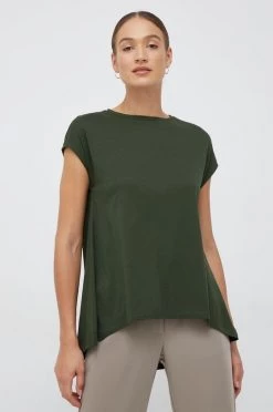 Γυναικεία Κοντομάνικο Μπλουζάκι Sisley πράσινο