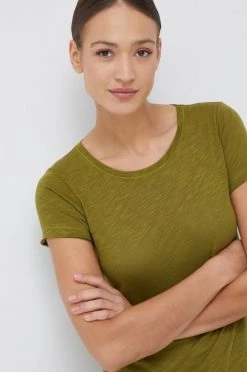 Γυναικεία Κοντομάνικο Μπλουζάκι Sisley πράσινο