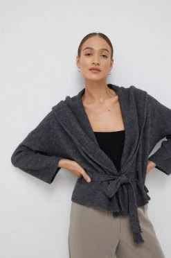 Γυναικεία Με φερμουάρ Ζακέτα από μίγμα μαλλιού Sisley γκρι, -Εξοδος Sisley Κατάστημα unnamed file 2463