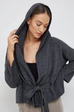 Γυναικεία Με φερμουάρ Ζακέτα από μίγμα μαλλιού Sisley γκρι, -Εξοδος Sisley Κατάστημα unnamed file 2464