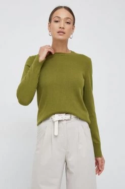 Γυναικεία Χωρίς φερμουάρ Πουλόβερ με μείγμα κασμίρ Sisley χρώμα: πράσινο, -Εξοδος Sisley Κατάστημα unnamed file 2479