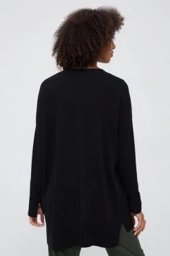 Γυναικεία Με φερμουάρ Πουλόβερ με μείγμα κασμίρ Sisley χρώμα: μαύρο -Εξοδος Sisley Κατάστημα unnamed file 2488