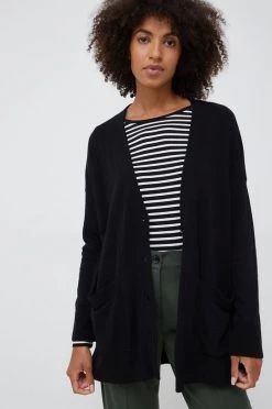 Γυναικεία Με φερμουάρ Πουλόβερ με μείγμα κασμίρ Sisley χρώμα: μαύρο -Εξοδος Sisley Κατάστημα unnamed file 2489