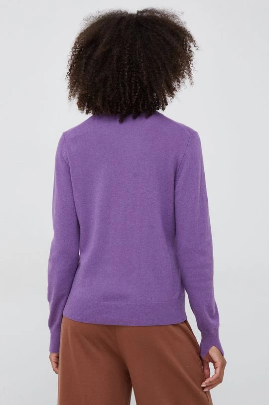 Γυναικεία Χωρίς φερμουάρ Πουλόβερ με μείγμα κασμίρ Sisley χρώμα: μοβ, 3 Γυναικεία Χωρίς φερμουάρ Πουλόβερ με μείγμα κασμίρ Sisley χρώμα: μοβ, - Image 3