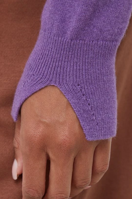 Γυναικεία Χωρίς φερμουάρ Πουλόβερ με μείγμα κασμίρ Sisley χρώμα: μοβ, 6 Γυναικεία Χωρίς φερμουάρ Πουλόβερ με μείγμα κασμίρ Sisley χρώμα: μοβ, - Image 6