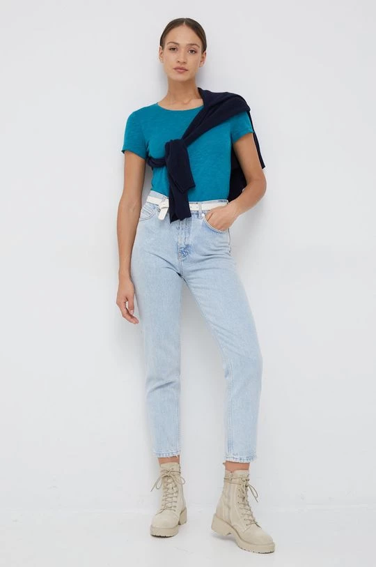 Γυναικεία Χωρίς φερμουάρ Πουλόβερ με προσθήκη μαλλιού Sisley χρώμα: ναυτικό μπλε, 2 Γυναικεία Χωρίς φερμουάρ Πουλόβερ με προσθήκη μαλλιού Sisley χρώμα: ναυτικό μπλε, - Image 2