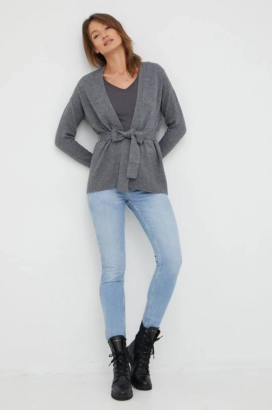 Γυναικεία Κοντομάνικο Μπλουζάκι Sisley γκρι 2 Γυναικεία Κοντομάνικο Μπλουζάκι Sisley γκρι - Image 2